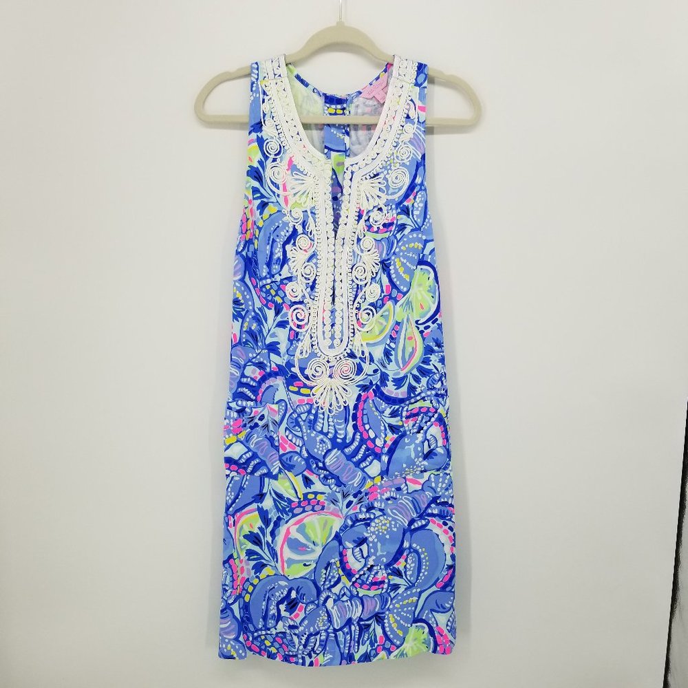 Lilly Pulitzer Carlotta Stretch Shift Dress 6 NWT - Picture 4 of 13